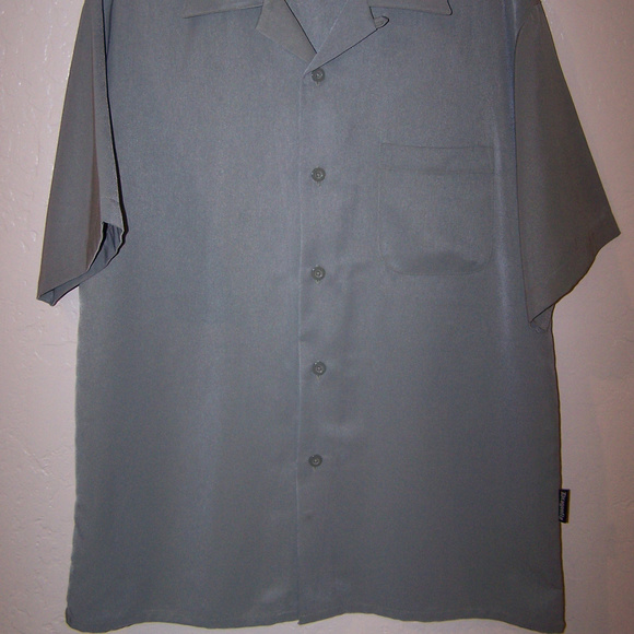 MEN'S DRAGONFLY CLOTHING SOLID GREEN SHIRT S3110 - Picture 8 of 8
